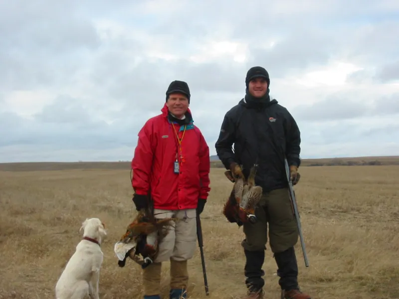 Hunting party DG from California – 2004 wild pheasant hunt in North Dakota