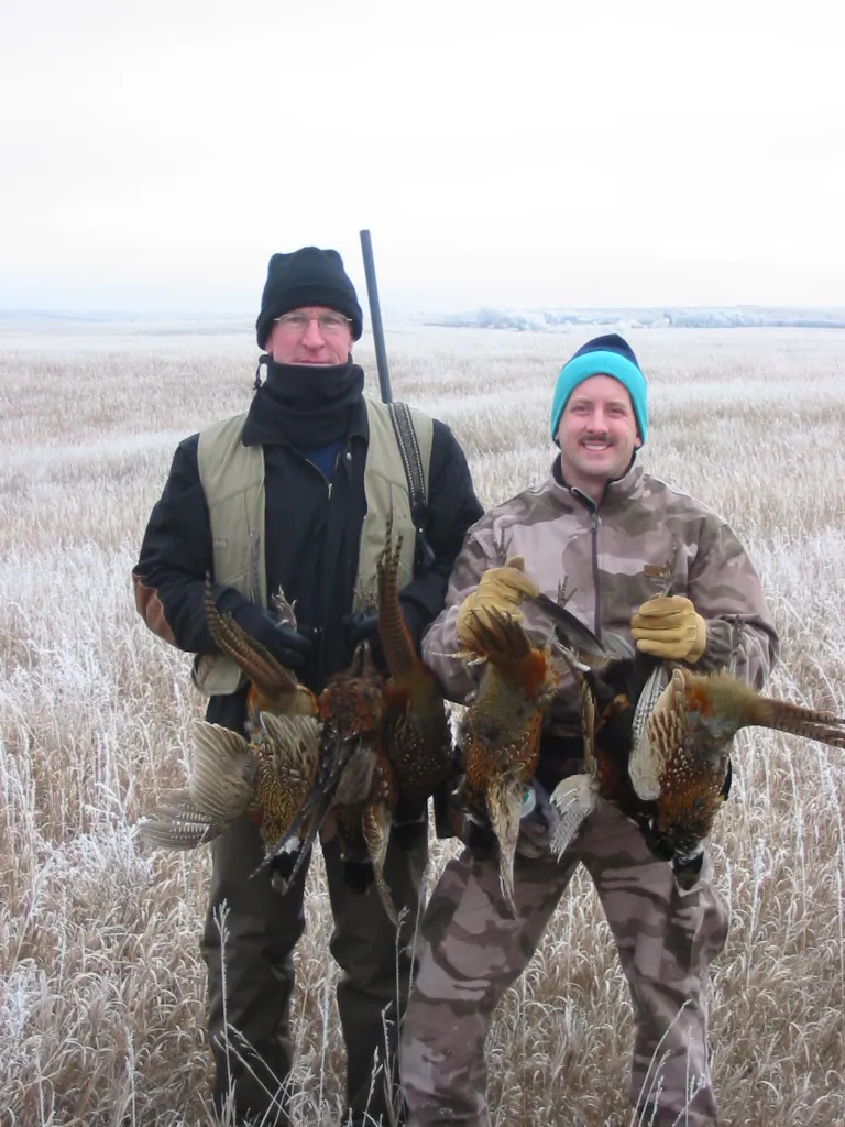 Hunting party SW from Idaho – 2004 wild pheasant hunt in North Dakota
