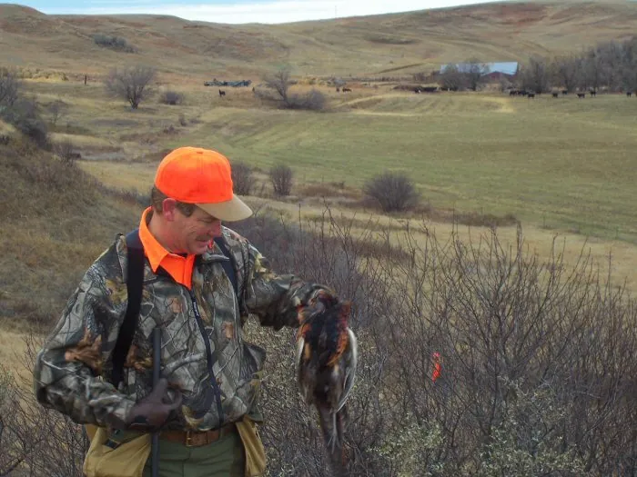 Hunting party A from California – 2005 wild pheasant hunt in North Dakota
