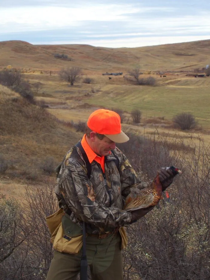 Hunting party A from California – 2005 wild pheasant hunt in North Dakota
