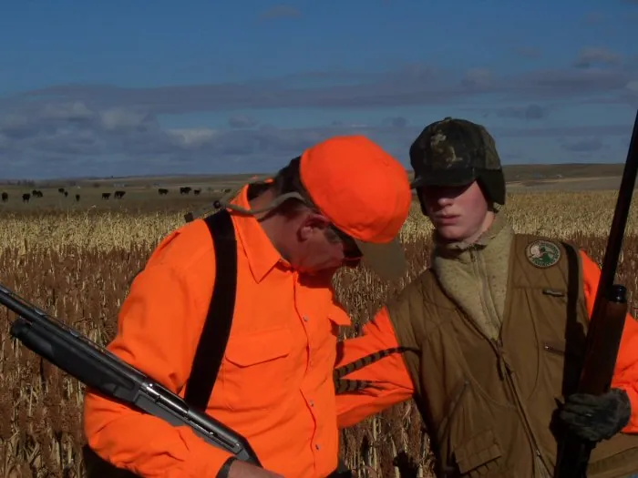 Hunting party A from California – 2005 wild pheasant hunt in North Dakota