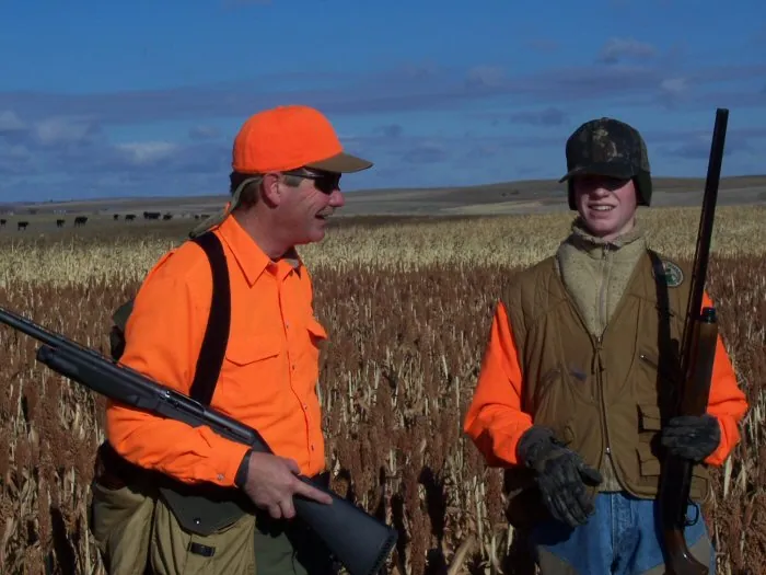 Hunting party A from California – 2005 wild pheasant hunt in North Dakota