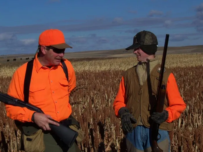 Hunting party A from California – 2005 wild pheasant hunt in North Dakota
