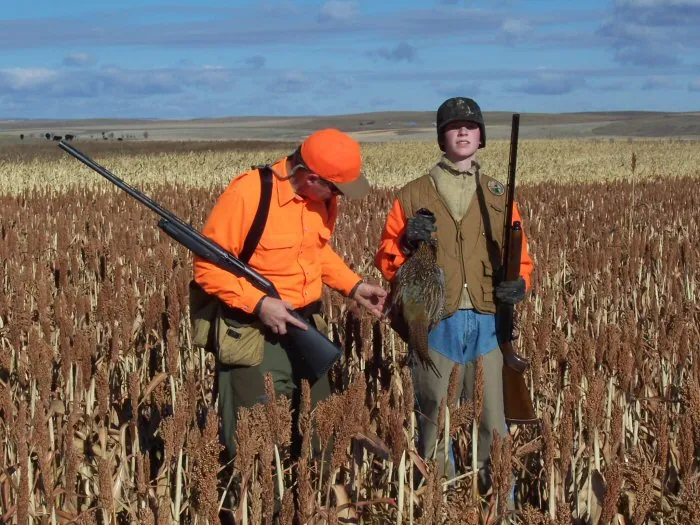 Hunting party A from California – 2005 wild pheasant hunt in North Dakota