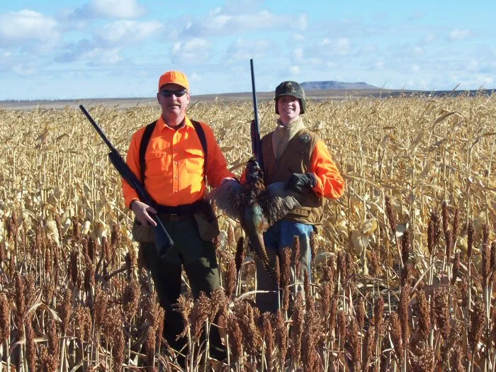Hunting party A from California – 2005 wild pheasant hunt in North Dakota