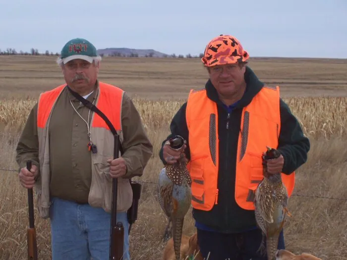 Hunting party JM & GM from New York – 2005 wild pheasant hunt in North Dakota