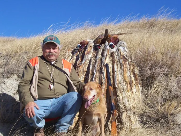 Hunting party JM & GM from New York – 2005 wild pheasant hunt in North Dakota