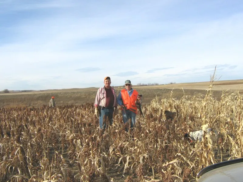 Hunting party DG from California – 2006 wild pheasant hunt in North Dakota