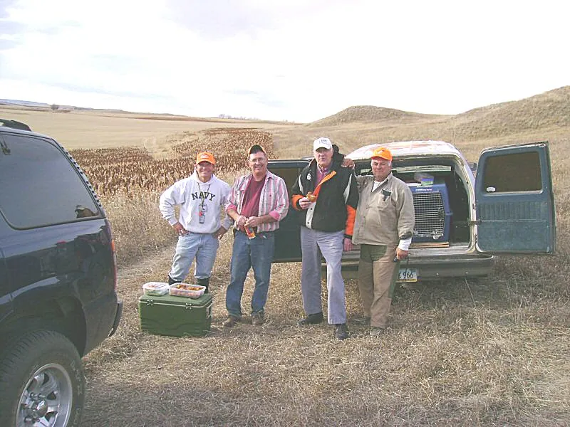 Hunting party DG from California – 2006 wild pheasant hunt in North Dakota
