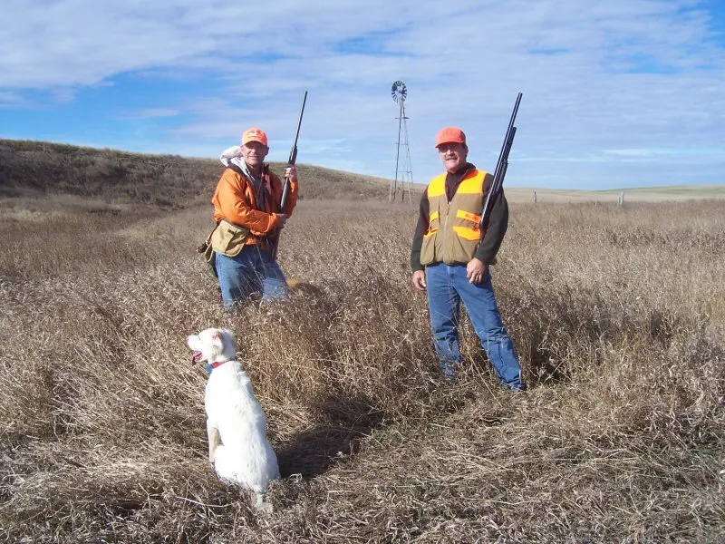 Hunting party DG from California – 2007 wild pheasant hunt in North Dakota
