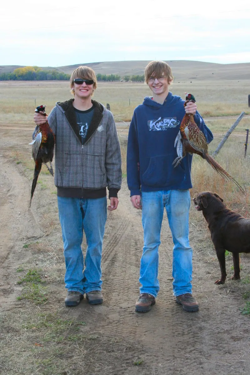 Hunting party JS from Florida – 2008 wild pheasant hunt in North Dakota