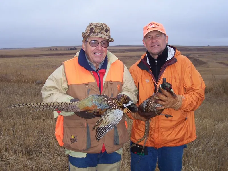 Hunting party DG from California – 2009 wild pheasant hunt in North Dakota