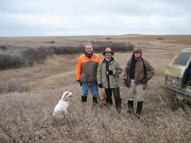 Hunting party DG from California – 2010 wild pheasant hunt in North Dakota