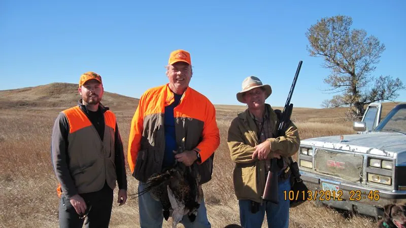 Hunting party DG from California – 2012 wild pheasant hunt in North Dakota