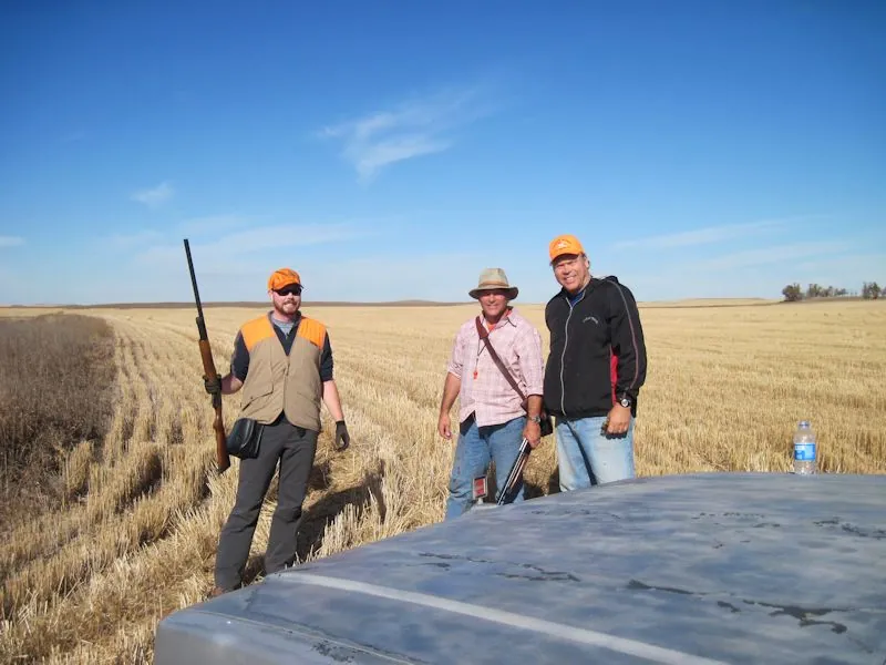 Hunting party DG from California – 2012 wild pheasant hunt in North Dakota