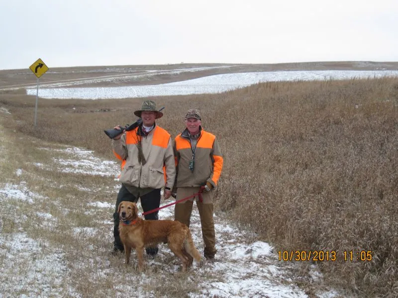 Hunting party BK from Wisconsin – 2013 wild pheasant hunt in North Dakota