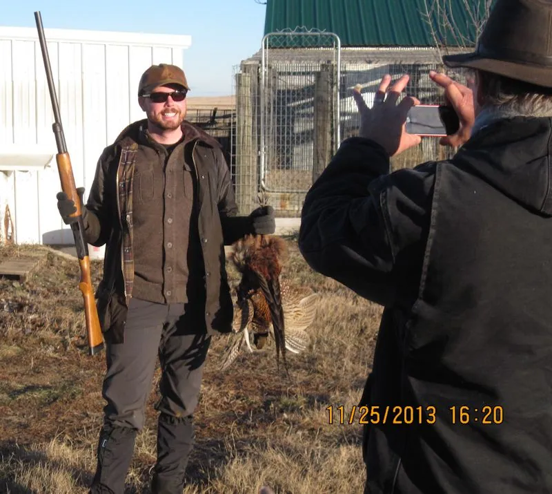 Hunting party DG from California – 2013 wild pheasant hunt in North Dakota