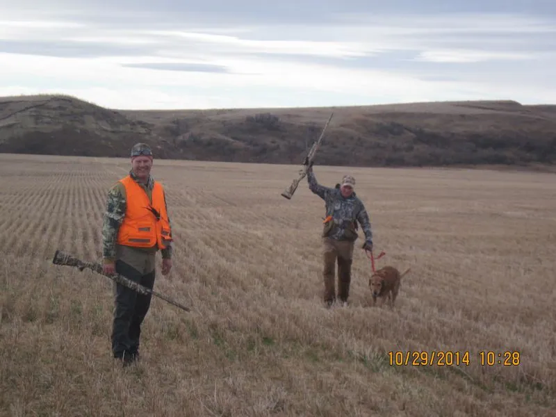 Hunting party BK from Wisconsin – 2014 wild pheasant hunt in North Dakota