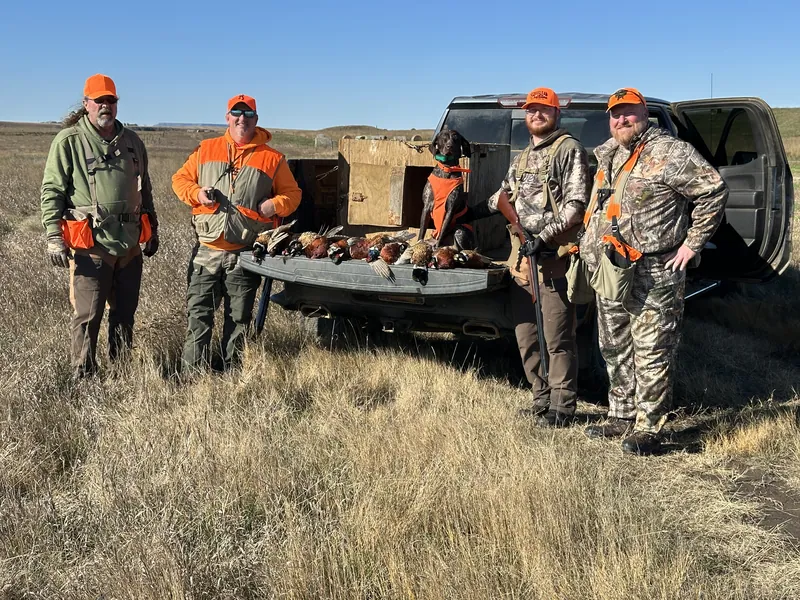 Hunting party MW from Michigan – 2025 wild pheasant hunt in North Dakota