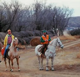 Heading out on horseback