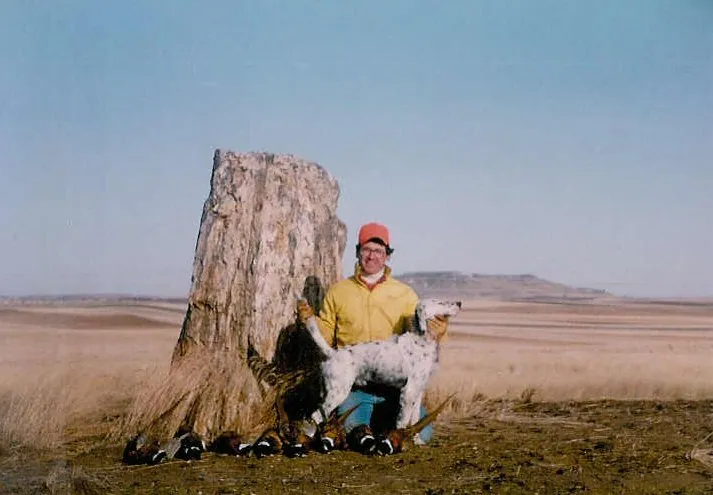 Pete in the field