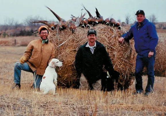 Pheasant hunt in North Dakota