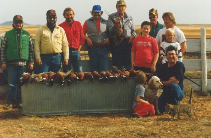 Pheasant hunting in North Dakota